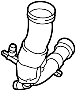 Engine Air Intake Hose (Left)