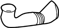 View Engine Air Intake Hose (Lower) Full-Sized Product Image