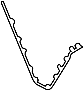 View Engine Timing Cover Gasket (Front) Full-Sized Product Image