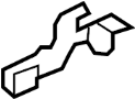 Image of Holder. Turbocharger Boost Pressure Safety Switch Bracket. Turbocharger Boost Solenoid Bracket... image for your 2010 Porsche Panamera   