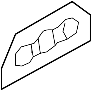 Image of Exhaust Manifold Gasket image for your 2010 Porsche 911   