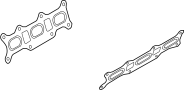 Image of Exhaust Manifold Gasket image for your 2016 Porsche Cayenne  Diesel Sport Utility 
