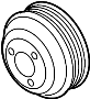 View Power Steering Pump Pulley Full-Sized Product Image