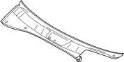 Image of Cowl Grille Panel image for your 2010 Porsche 911   