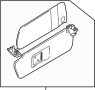 View Sun Visor (Right) Full-Sized Product Image