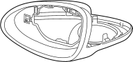 Image of Door Mirror Housing (Lower) image for your Porsche