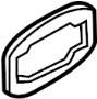 Image of Exterior Door Handle Gasket (Rear) image for your 2016 Porsche Cayenne  S E-Hybrid Sport Utility 