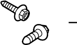 View Bolt. Hinge. Mount. (Upper, Lower) Full-Sized Product Image