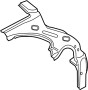 Image of Pillar. (Front, Upper). Body D-Pillar. Metal. image for your 2014 Porsche Cayman   