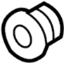 View Rotor. Plug. Brake. Disc. Bolt.  Full-Sized Product Image