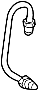 View Brake Hydraulic Line (Right, Rear) Full-Sized Product Image