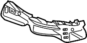 Image of Bumper Cover Bracket image for your 2013 Porsche Cayenne 3.6L V6 A/T Base Sport Utility 