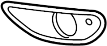 View Fog Light Trim (Right) Full-Sized Product Image 1 of 1