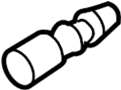 View Headlight Washer Hose Connector Full-Sized Product Image