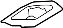 View Headlight Washer Nozzle Bracket Full-Sized Product Image 1 of 2