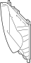 View Fan. Duct. Shroud. (Right, Front) Full-Sized Product Image 1 of 2