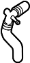 View Engine Coolant Hose Full-Sized Product Image 1 of 2