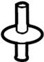 View Clip. Trim. Rivet. Panel. (Rear, Upper, Lower) Full-Sized Product Image 1 of 10