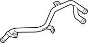 Image of Drive Motor Inverter Coolant Line image for your 2011 Porsche Cayenne   