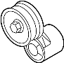 Image of Accessory Drive Belt Tensioner Assembly image for your 2023 Porsche 718 Cayman 2.0L M/T Base Hatchback 