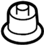 View Air Suspension Spring Grommet Full-Sized Product Image 1 of 2