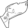 View Insulator. Insulation. PLENUM PA. Dash shield. Engine Compartment. Fender.  Full-Sized Product Image 1 of 3