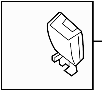 View Seat Belt Receptacle (Rear) Full-Sized Product Image