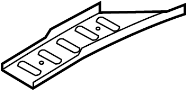 View Floor Pan Reinforcement (Front, Rear, Lower) Full-Sized Product Image 1 of 2