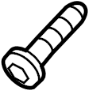 Image of Bolt. Screw. (Lower). Body A-Pillar Trim Panel. image for your Porsche