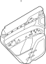 View Door Interior Trim Panel (Right) Full-Sized Product Image 1 of 2