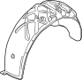 View Quarter Panel Splash Shield Full-Sized Product Image 1 of 2