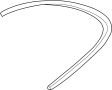 View Quarter Panel Reveal Molding Full-Sized Product Image 1 of 2