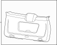Image of Liftgate Trim (Rear, Lower) image for your 2016 Porsche Panamera   