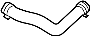Image of Coolant hose. Inlet hose. image for your 2024 Porsche Cayenne  Base Sport Utility 