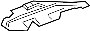 Image of Floor Pan Splash Shield image for your 2020 Porsche 718 Cayman  Base Hatchback 