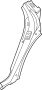 Image of Body C-Pillar Reinforcement (Front, Lower) image for your 2011 Porsche Cayenne 3.0L V6 FULL HYBRID EV-GAS (FHEV) A/T S Hybrid Sport Utility 