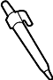 View Back Glass Washer Nozzle Full-Sized Product Image