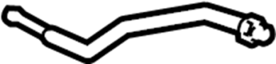View A/C Refrigerant Suction Hose (Front, Rear) Full-Sized Product Image