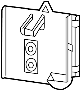Image of Tire Pressure Monitoring System (TPMS) Transmitter Bracket (Rear) image for your 2011 Porsche