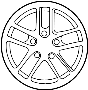 Image of Wheel image for your Porsche