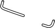 View Windshield Washer Hose (Front) Full-Sized Product Image 1 of 7