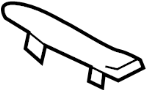 View Parking Brake Lever Cover Full-Sized Product Image 1 of 4