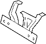 View Support. Extinguisher. Fire. Bracket.  Full-Sized Product Image