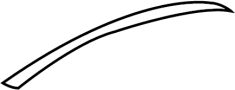 View Roof Drip Molding (Upper) Full-Sized Product Image 1 of 2