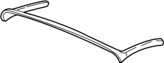 Image of Convertible Top Seal image for your 1999 Porsche Boxster  Base Convertible 