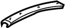 Image of Convertible Top Retainer image for your 2024 Porsche 718 Boxster 2.0L A/T Base Convertible 