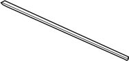Image of Door Window Belt Weatherstrip image for your 2010 Porsche