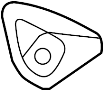 View Door Mirror Trim Ring (Front, Lower) Full-Sized Product Image 1 of 7