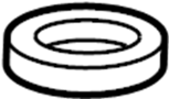 Image of Seal. Fuel. Tank. (Left). A component which. image for your 2005 Porsche