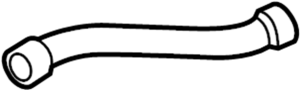 View Radiator Coolant Hose (Front, Rear, Upper, Lower) Full-Sized Product Image 1 of 4